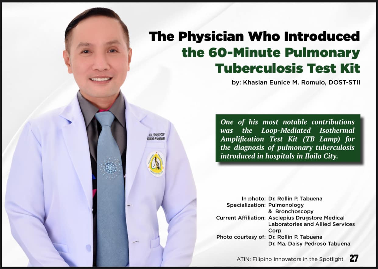 ATIN : Filipino Innovators in the Spotlight Dr. Rollin Tabuena